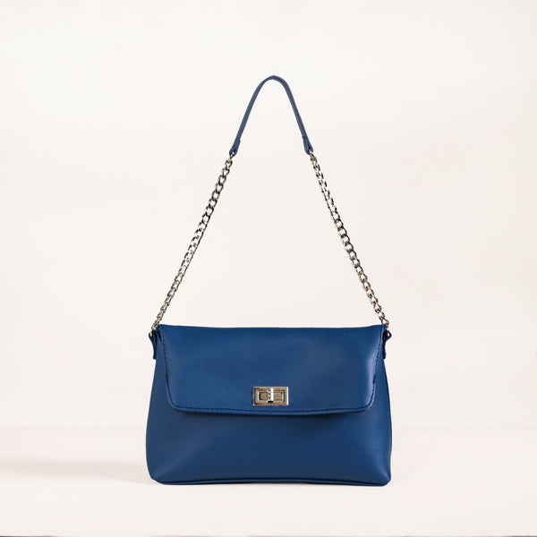 Bold Blue Evening Handbag