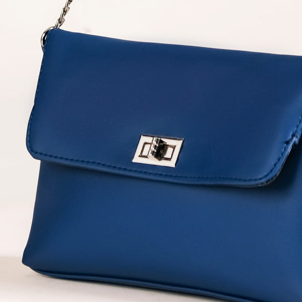 Bold Blue Evening Handbag