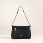 Sleek Black Shoulder Bag For Women