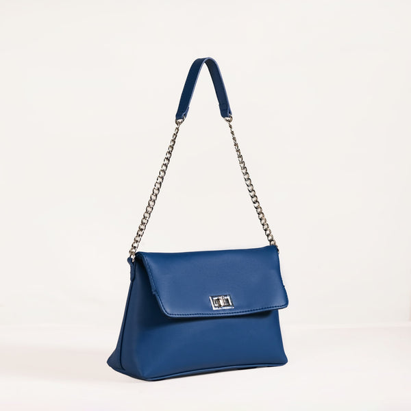 Bold Blue Evening Handbag