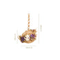 Handmade Floral Lantern Purple