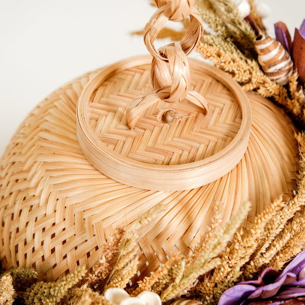 Organic Dried Flowers Lantern Lavender