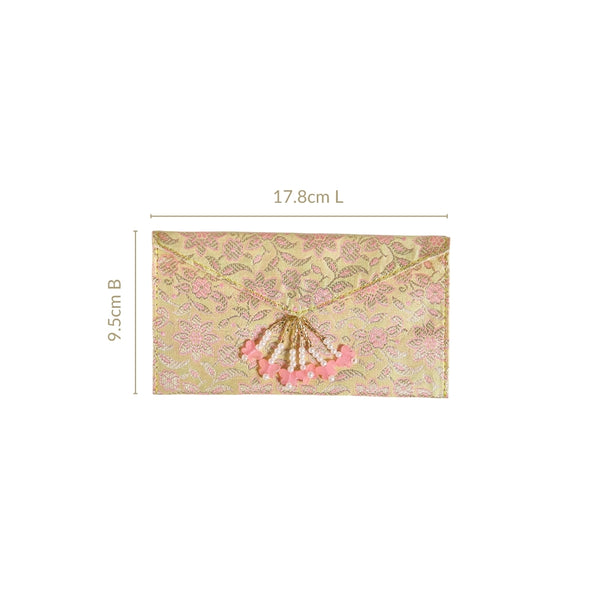 Handmade Jacquard Set Of 6 Envelopes For Shagun