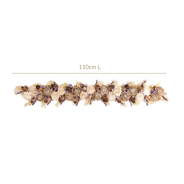 Natural Jute Toran Wall Hanging With Corn Grass Decoration