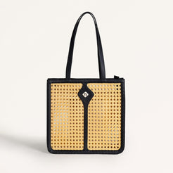 Handmade Rattan Cane Webbing Tote Bag