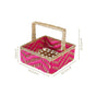 Gift Hamper Basket With Movable Handle Pink