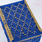 Handwoven Gift Basket Royal Blue