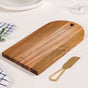 Hangable Acacia Cheeseboard With Knife Set Of 2