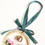 Floral Swinging Car Ornament Pink