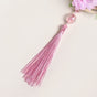 Floral Swinging Car Ornament Pink