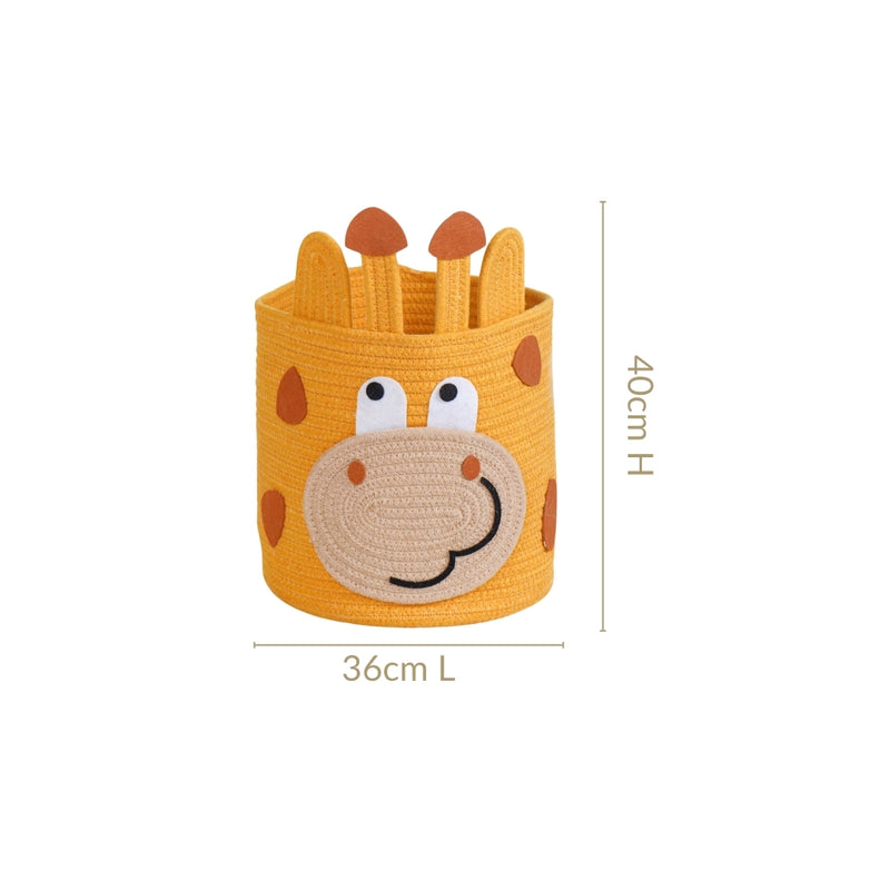 Happy Giraffe Organiser Basket For Kids Room