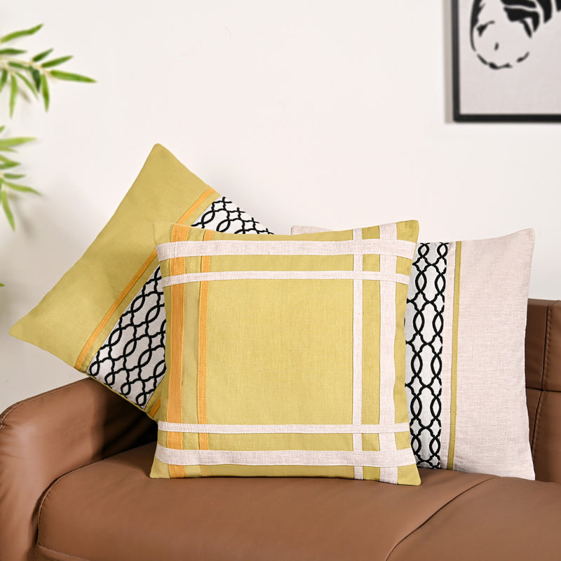 Harmony Hues Cushion Cover Set Of 3 40x40cm