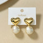 Heart Drop Earrings