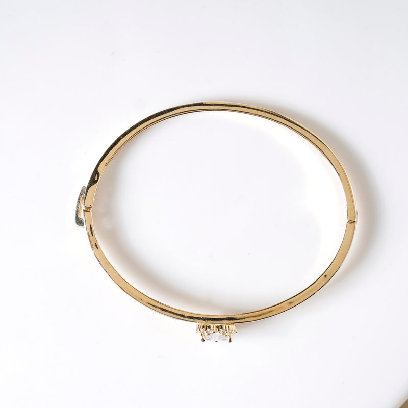 Heart On Sleeves Gold Bracelet