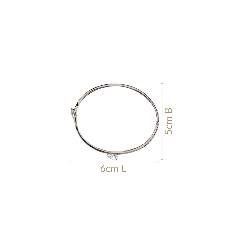 Heart On Sleeves Silver Bracelet