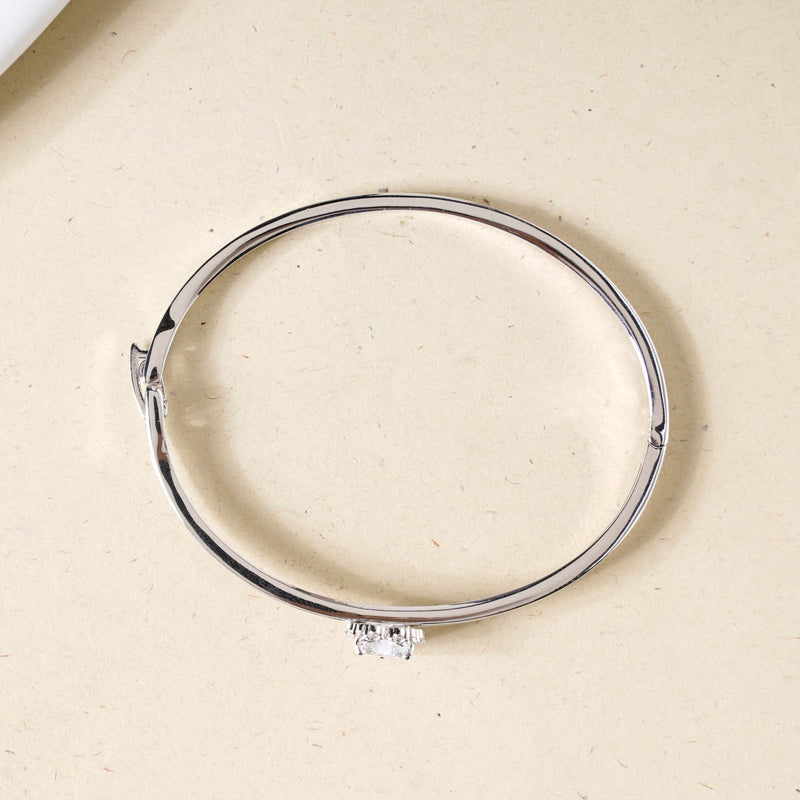 Heart On Sleeves Silver Bracelet