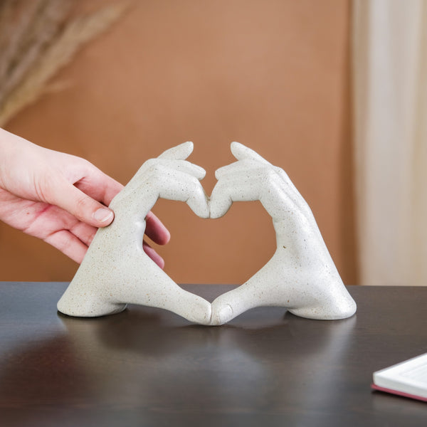 Love Heart Hands Sculpture