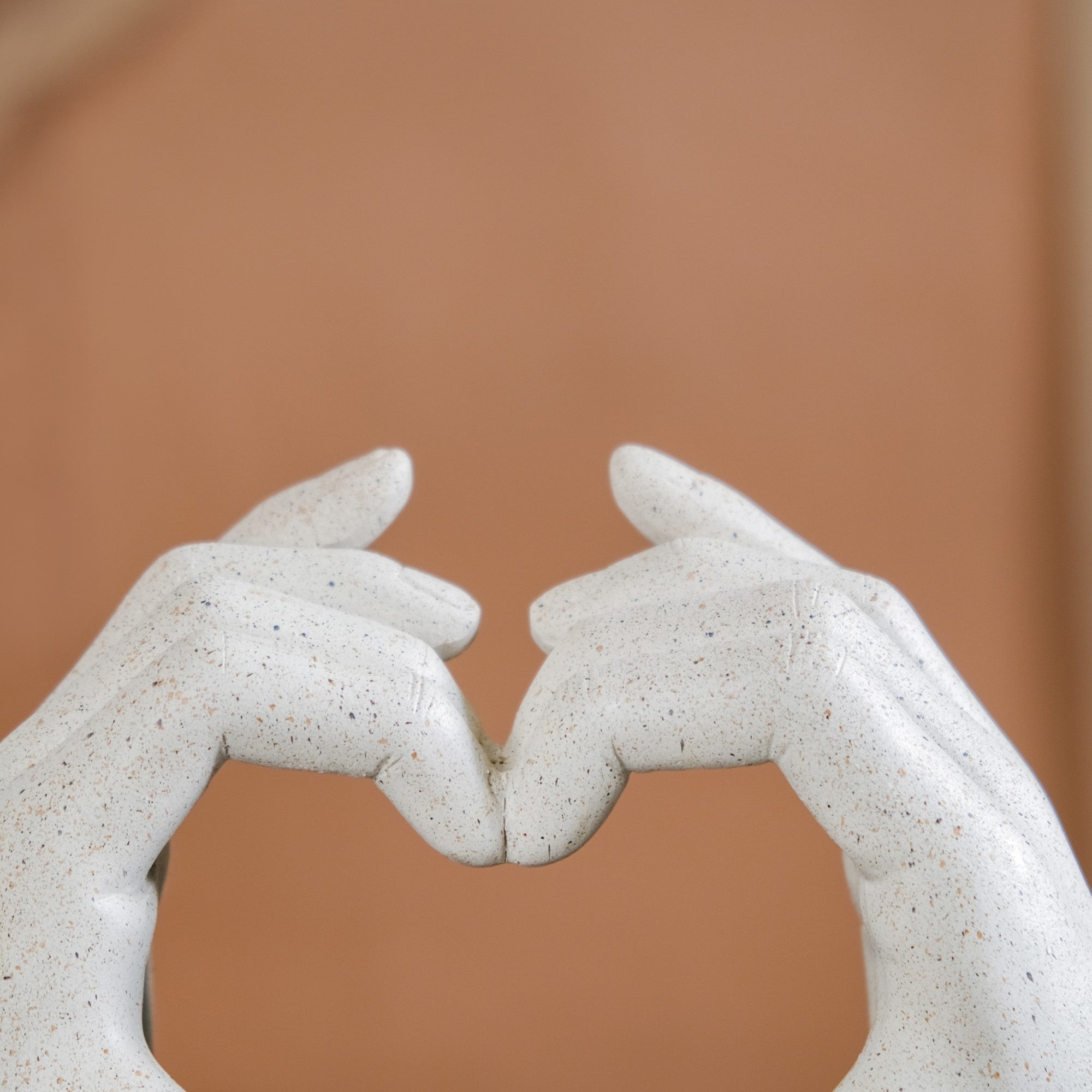 Love Heart Hands Resin Showpiece- Unique Showpiece Online