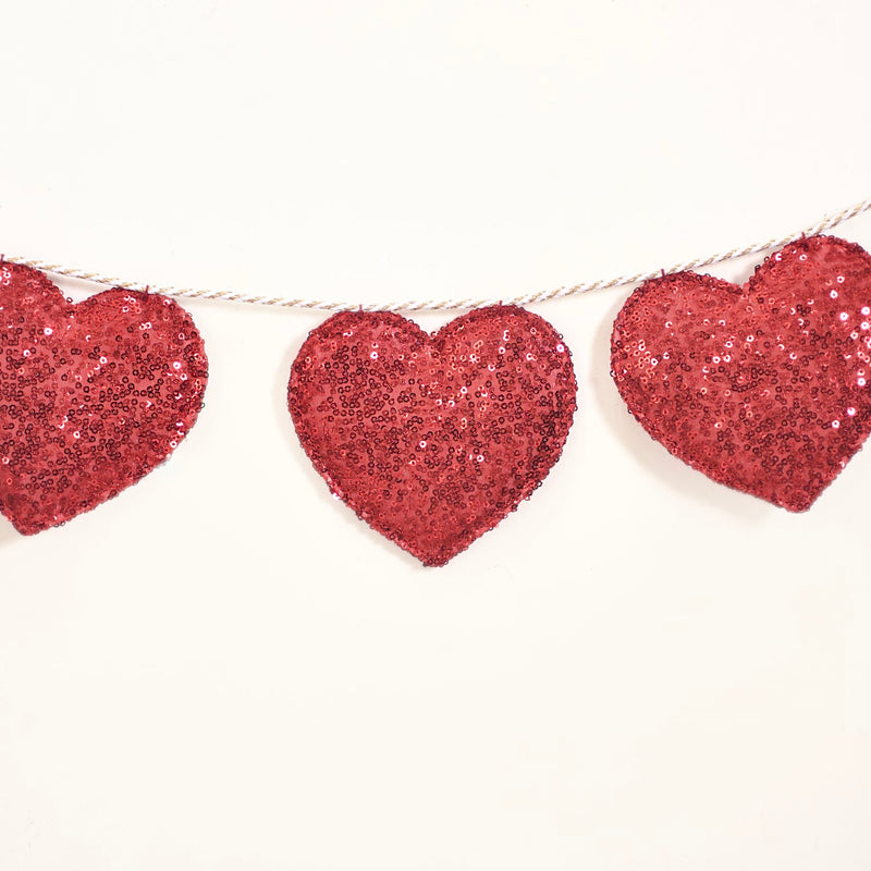 Hearts Bunting For Home Decoration 78 Inch
