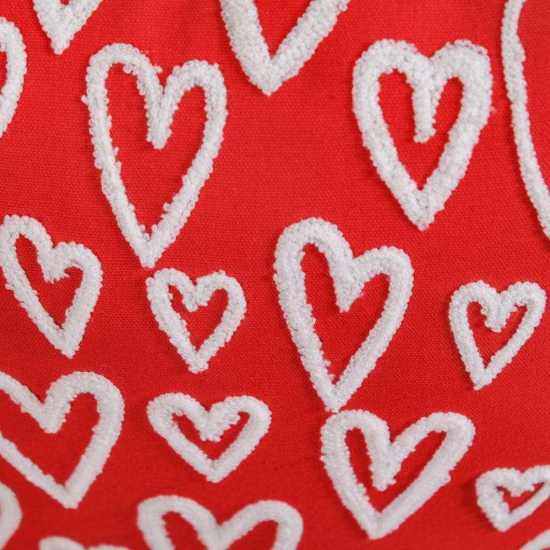 Adorable Hearts Cushion Case Set Of 2 16x16 Inch