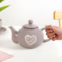 Hearty Ceramic Tea Pot Grey 1000ml