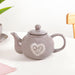 Hearty Ceramic Tea Pot Grey 1000ml