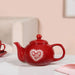 Hearty Ceramic Tea Pot Red 1000ml