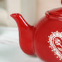 Hearty Ceramic Tea Pot Red 1000ml