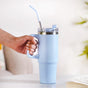 Heat Insulated Travel Water Bottle With Ergonomic Handle