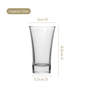 Heavy Base Shot Glasses Set Of 9 55ml