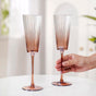 Helios Ombre Champagne Glass Set Of 2 230ml