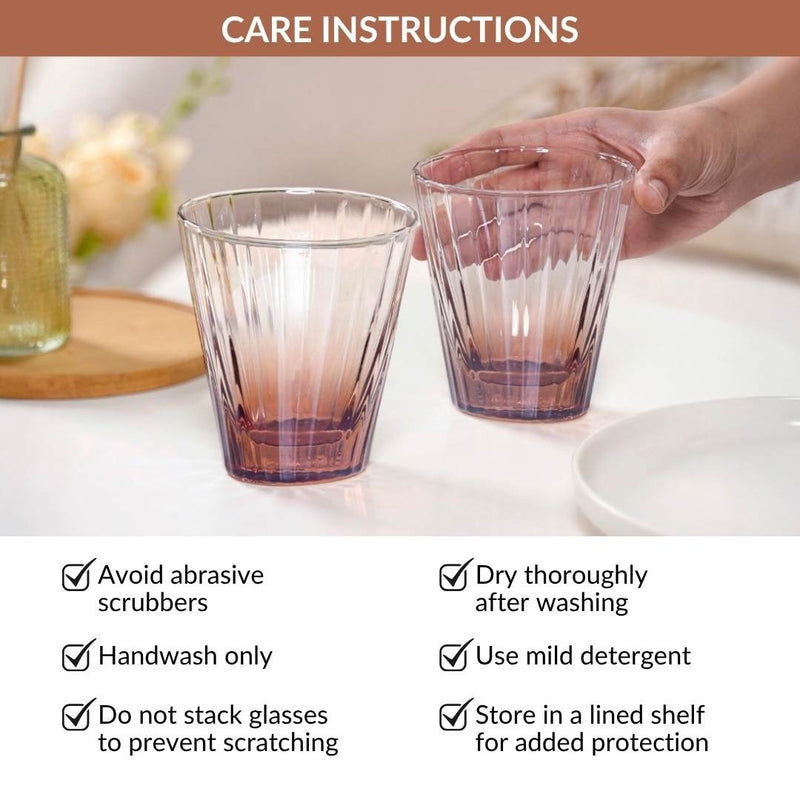 Helios Ombre Glass Tumbler Set Of 2 300ml