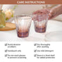 Helios Ombre Glass Tumbler Set Of 2 300ml