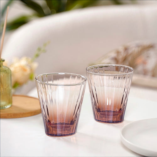 Helios Ombre Glass Tumbler Set Of 2 300ml