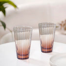 Helios Ombre High Ball Glass Tumbler Set Of 2 340ml
