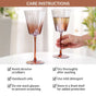 Helios Ombre Wine Glass Set Of 2 350ml