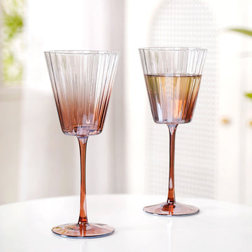 Helios Ombre Wine Glass Set Of 2 350ml