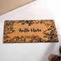 Hello There Printed Coir Welcome Mat 24x16 Inch