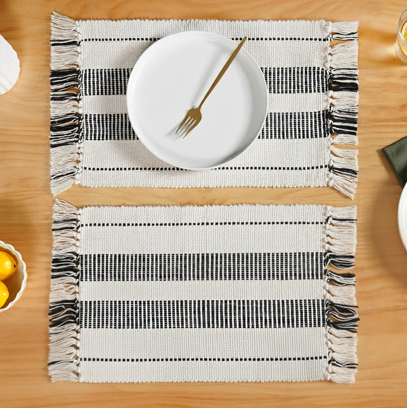 Heritage Loom Fringed Placemat Set Of 6