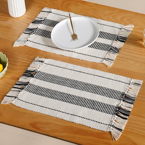 Heritage Loom Fringed Placemat Set Of 6
