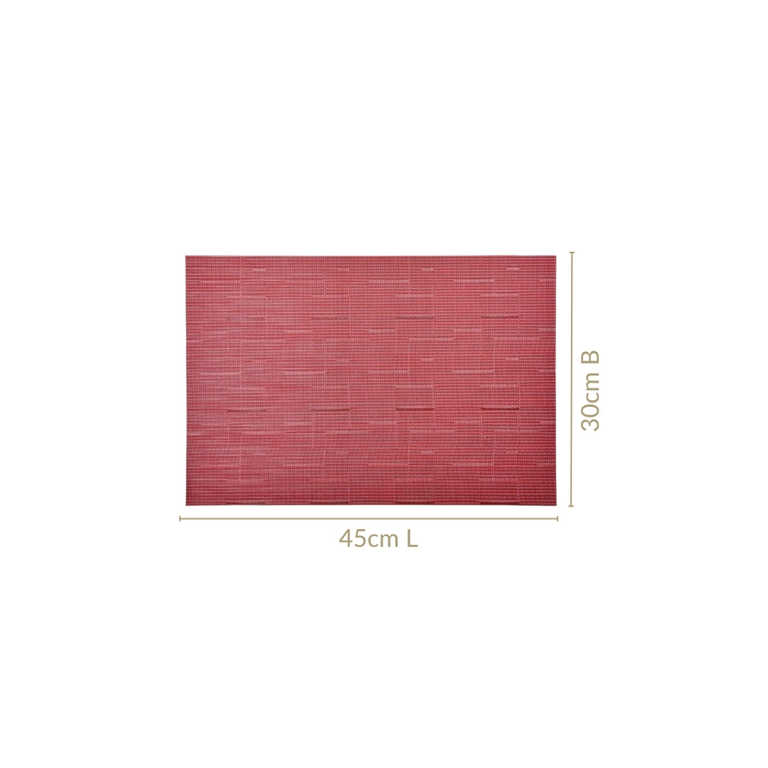 Heritage Red Table Mat Set Of 6 Online - Premium Table Mat | Nestasia