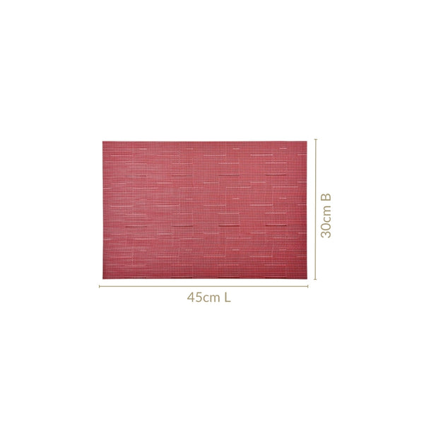 Heritage Red Table Mat Set Of 6