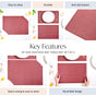 Heritage Red Table Mat Set Of 6