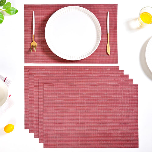 Heritage Red Table Mat Set Of 6