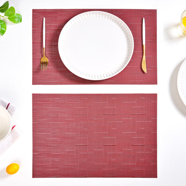 Heritage Red Table Mat Set Of 6