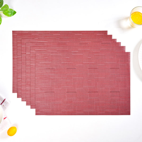 Heritage Red Table Mat Set Of 6