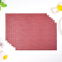 Heritage Red Table Mat Set Of 6
