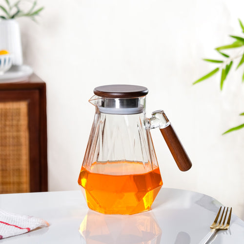 Hexagon Borosilicate Juice Jar 1350ml