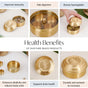 Hibiscus Haze Brass Mukhwas Box With Lid