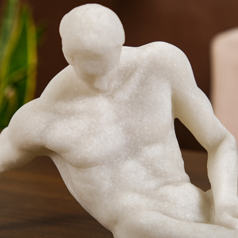 Contemplative Man History Art Statue